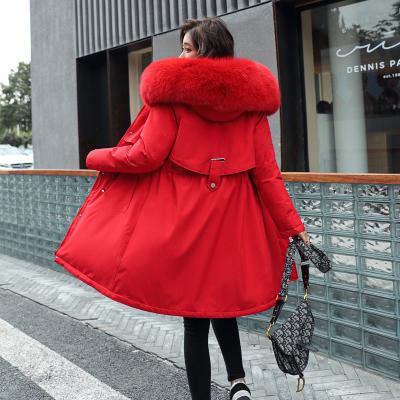 China Other Coldker 2020 -30 Degree S Women's Winters Coated Long Fur Hooded Collar Thick Warm Winter Jackets Women for sale