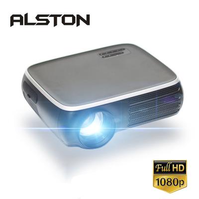 China ALSTON M8 S-W Android 3D Ready Projector 4K Full HD 1080P Airplay Version 7000 Lumens Cinema Beamer Android WiFi for sale