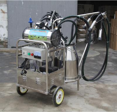 China Portable Veterinary Detector Sheep Milking Machine With 2 Tank Te koop