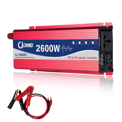 China Emergency or Outdoor Places Without Power Grid Changi Sine Wave 500W 2000W 3000W High Quality Pure DC 12V Power Inverter 110V220V Output for sale