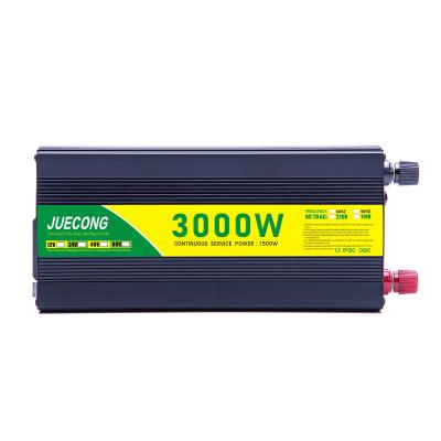 China Very Cheap Power Grid Products High Efficiency 12v 220v DC Free Outdoor Locations Emergency Or Outdoor Locations To 3000w AC Car Sine Wave Power Inverter for sale