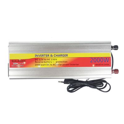 China High Quality 2000W Inverter With Built-in 20A Charger Inverter 312*105*64mm for sale