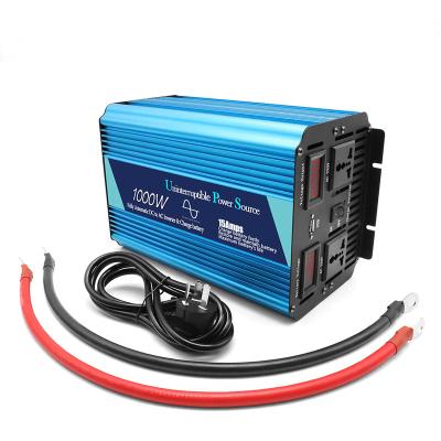 China Home appliance changi 1000w off grid home UPS solar inverter pure sine wave inverter with USB output for sale