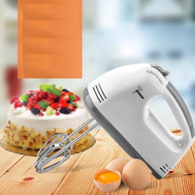 China Hot Selling Plastic Household 100W 7 Speeds Hand Blender Egg Mixer CE ROHS Plastic Electric Egg Beater Ejector Button North America and Europe for sale