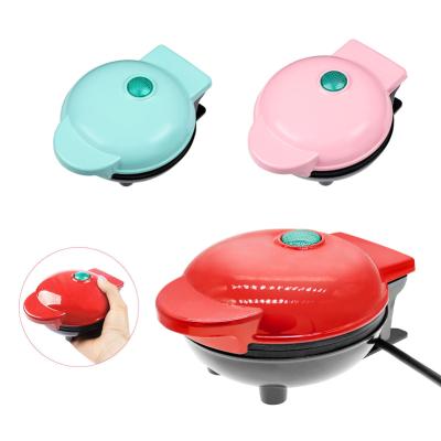 China Hotel Mini Maker Electric Round Griddle for Different Pancakes Cookies Eggs, Waffle Maker with Indicator Light for sale