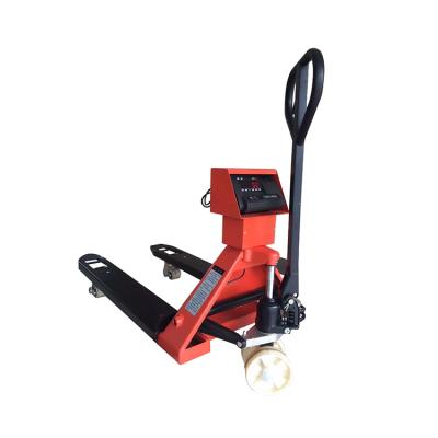 China Garment Shops 3 Ton Hydraulic Pallet Truck /Forklift Manual Lift Manual Pallet Truck With Ladder à venda