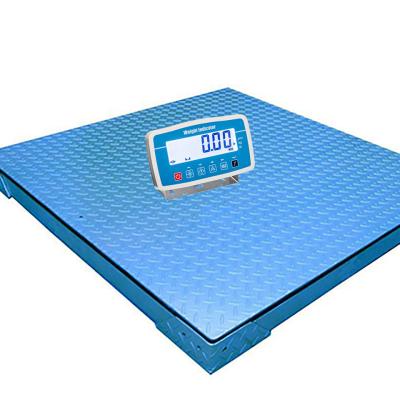 China Weight Function 2 Ton Double Deck Weighing Platform Floor Scale Scale with Printer for sale