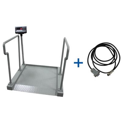 China Weigh Function 1 Ton Carbon Steel Hospital Using Wheelchair Weighing Floor Scale for sale