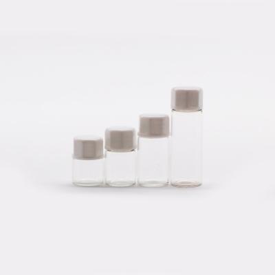 China Mini cosmetic cheap price amber transparent glass vials 1ml 2ml 3ml 5ml sample essential oil bottles for sale