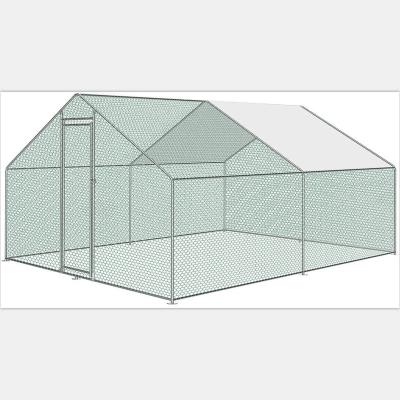 China Breathable BSCI Checked Factory Large Rabbit Cage Chicken Cage Cheap Wire Mesh Walk In Chicken Run Pet Cage for sale