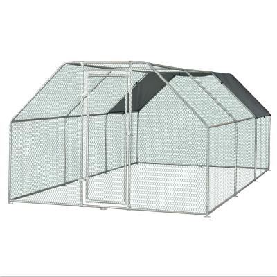 China Farms T-Shape Large Walk In Chicken Cage Run House Shade Cage 3x6x2m With Roof Cover Backyard for sale