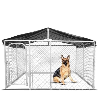 China Viable Dog Kennel Run and Pet Fence Run Animal Fence Barrier Playpen 4m x2m for sale