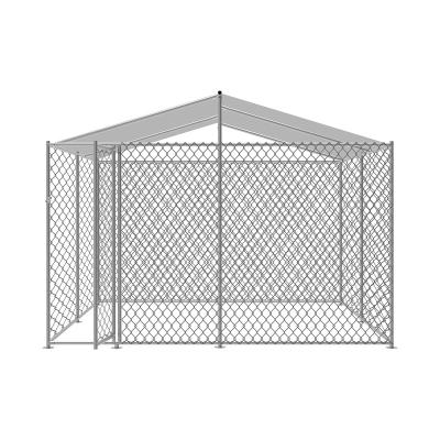 China 1.5X4.5x2.2M HIGH QUALITY SUSTAINABLE WALK IN DOG KENNEL FOR POULTRY DOG RACING CHICKEN CAGE PEN METAL for sale