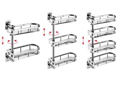 China Multifuncional ajustable montado en la pared rotatorio de la altura de estante de la cocina de 180 grados en venta