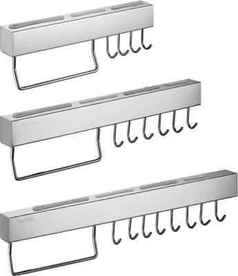 Chine Support de couteau de l'acier inoxydable 304, bloc de couteau de bâti de mur avec le polonais argenté de miroir à vendre