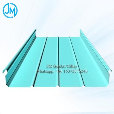 China JM Aluminum Roof Straight And Tarpe Aluminum Roof Roll Forming Machine for sale