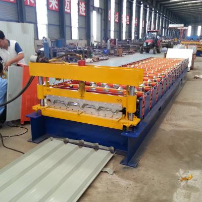 China Hotels Sheet Use Double Layer Corrugated Steel Profile Roofing Sheet Roll Forming Machine Roof Tile Making Machine Price for sale