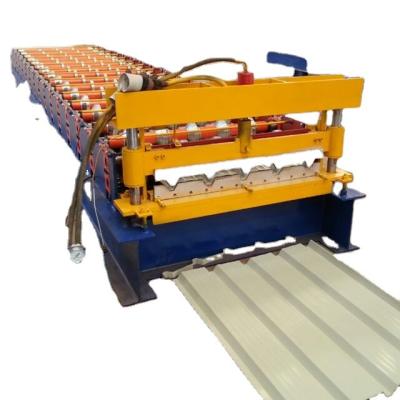 China Hotels Factory Hot Sale Zinc Roofing Roll Forming Machine Roof Sheet Wall Cladding for sale