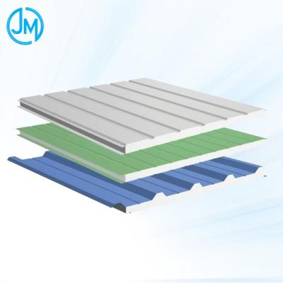 China JM 980 Lap Type Roof And Wall EPS Sandwich Panel Production Range for sale