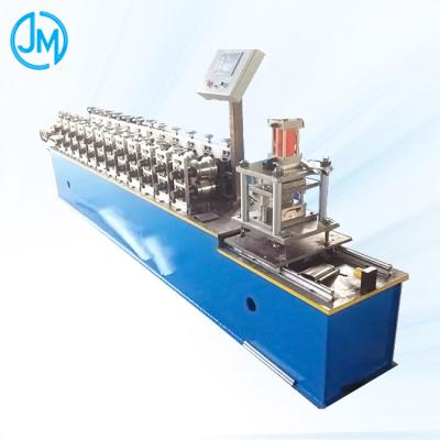 China Shutter Door Metal Roller Shutter Door Guide Rails Roll Forming Machine for sale