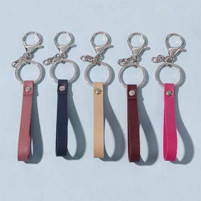 China Factory wholesale promotion fashion classic custom leather key chain car key chain for sale