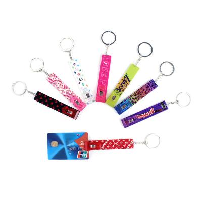 China Wholesale Classic Debit Card Grabber Key Chain Bling ATM Credit Card Grabber Pullers For Long Nails for sale