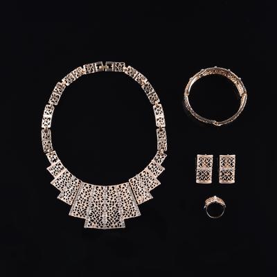 China Wholesale Women Gold Body Jewelry Sets Eco Friendly Handmade Jewelry From China for sale