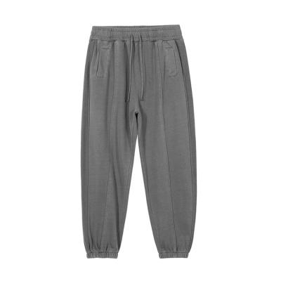 China New Trendy Brand 310g Unisex Anti-Wrinkle Streetwear Sports Pants Drawstring Sweatpants for sale