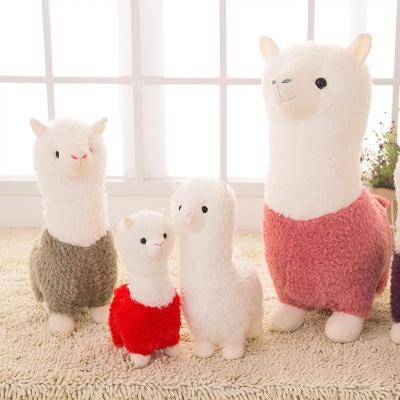 China Cute Colorful Alpaca Toy Stuffed Alpaca Sheep Plush Toys Stuffed Plush Alpaca Toys for sale