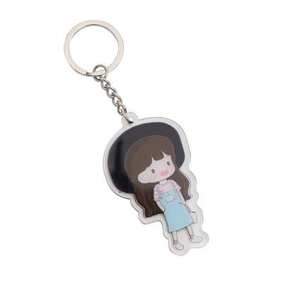 China Custom China Anime Laser Cut Acrylic Key Chain for sale