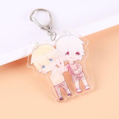 China China Anime Laser Cut Acrylic Charm Key Chain for sale