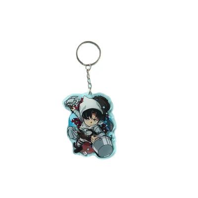 China China Factory Customized Printed Logo Transparent Personalized Eco-friendly Acrylic Key Chain for sale