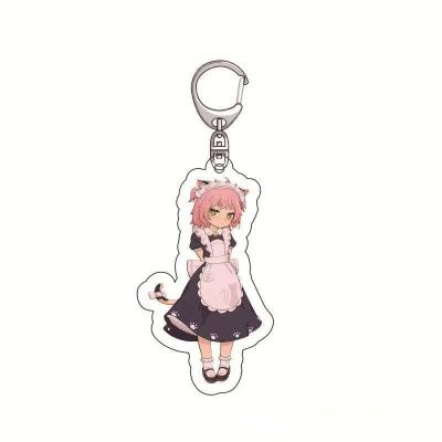 China China Cheap Wholesale Promotional Custom Key Chain Game Character Cartoon Anime Charms Acrylic Key Chain for sale