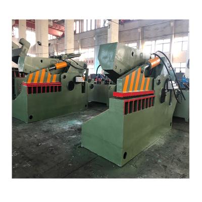 China Machining and cutting of large metal processing scrap automatic electro-hydraulic hydraulic cutting alligator shear machine for sale