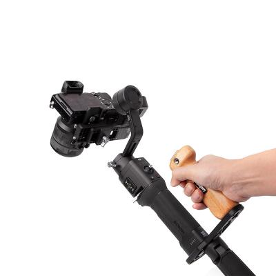 China Handheld DSLR Gimbal Shooting Wooden Handle Gimbal for DJI Ronin-S SC zhiyun cran2 3 and moza for sale