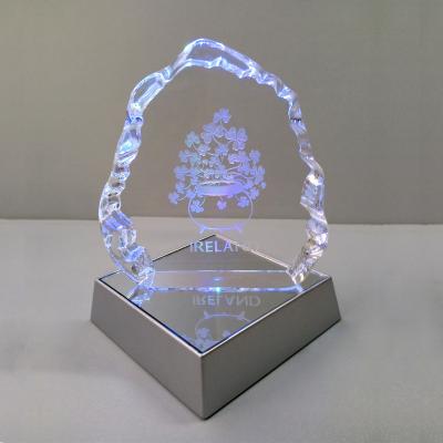 China Wholesale Square Silver Plastic Mirror Top Led Battery Light Holder Showing Base for sale