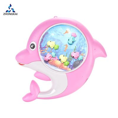 China Summer Plastic Funny Game Toys Little Paradise Colorful Ignition Fishing With Fishing Rod for sale