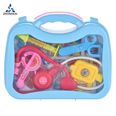 China New Arrived Plastic Doctor Toys For Kids Role Pretend Play Toy Trolley Case Doctor Toys for sale