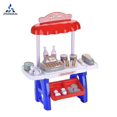 China High Quality PP Make Believe Game Toys Size Simulation Supermarket Cashier Stand Toys for sale