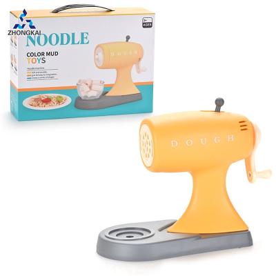 China Hot Selling Children Plastic Educational Toys Kitchen Multicolor Simulation Mud Noodle Machine Toys for sale