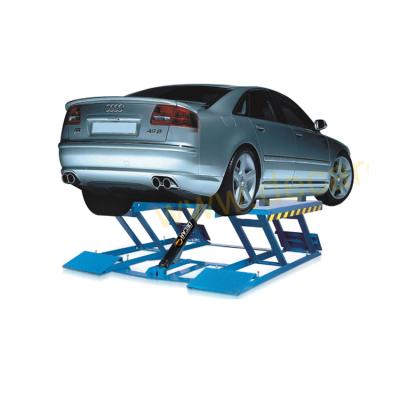 China 2.5T Inground Alignment Scissor Car Lift / Hydraulic Scissor Lifts dk-25H 2500kg for sale