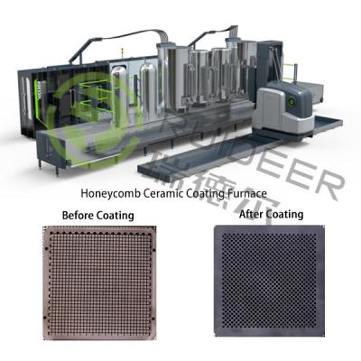 China Honeycomb Ceramic CVD Coating Furnace for 700-1050C Process Temperature and Optional Off Gas Neutralizer for sale