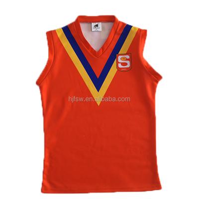 China Breathable OEM service design AFL red color AFL jersey custom sublimation AFL sets for sale