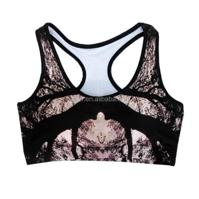 China 2016 Antibacterial New Design Sublimation Fitness Wear Custom Yoga Tops For Women for sale