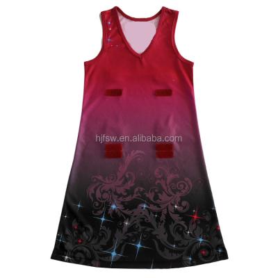 China OEM Factory Custom Design Sublimation Netball Uniforms Tennis Wear Custom Size for sale