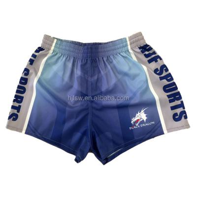 China Antibacterial Custom Logo Sublimation Rugby League Shorts Custom Logo Rugby Wear for sale