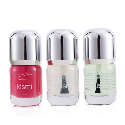 China High Quality Bulk 14ml Clear Nail Polish Oil Base Hardener Nail Polish Custom Logo for sale