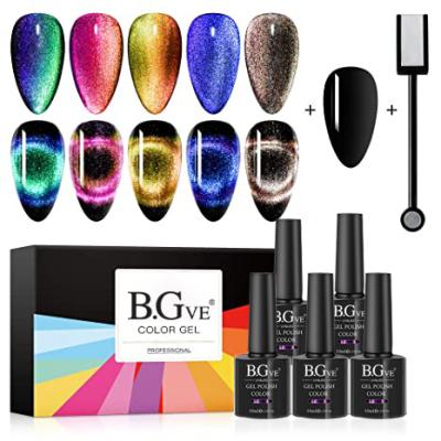 China High Quality Assorted Cat Eyes Gel Nail Polish Long Lasting Custom Private Label Gel Nail Polish Free Sample UV Gel for sale