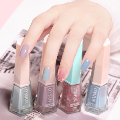 China Newest Technology Free Sample 40 Colors Fast-Drying Kid Friendly No-Baking Kids Kids Private Label Nail Polish For Kids Non-Toxic for sale