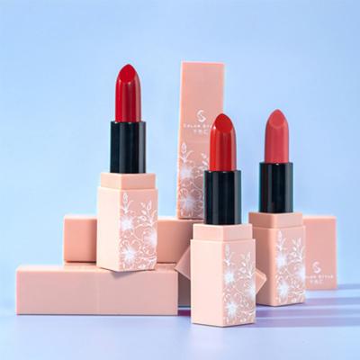 China Hydrating Sunscreen Private Label Easy Apply Long Lasting Makeup Lipstick Create Your Own Lipstick Brand for sale